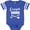 Football Blue and White, variant on Inktastic Cousin Squad with Arrows Boys or Girls Baby Bodysuit