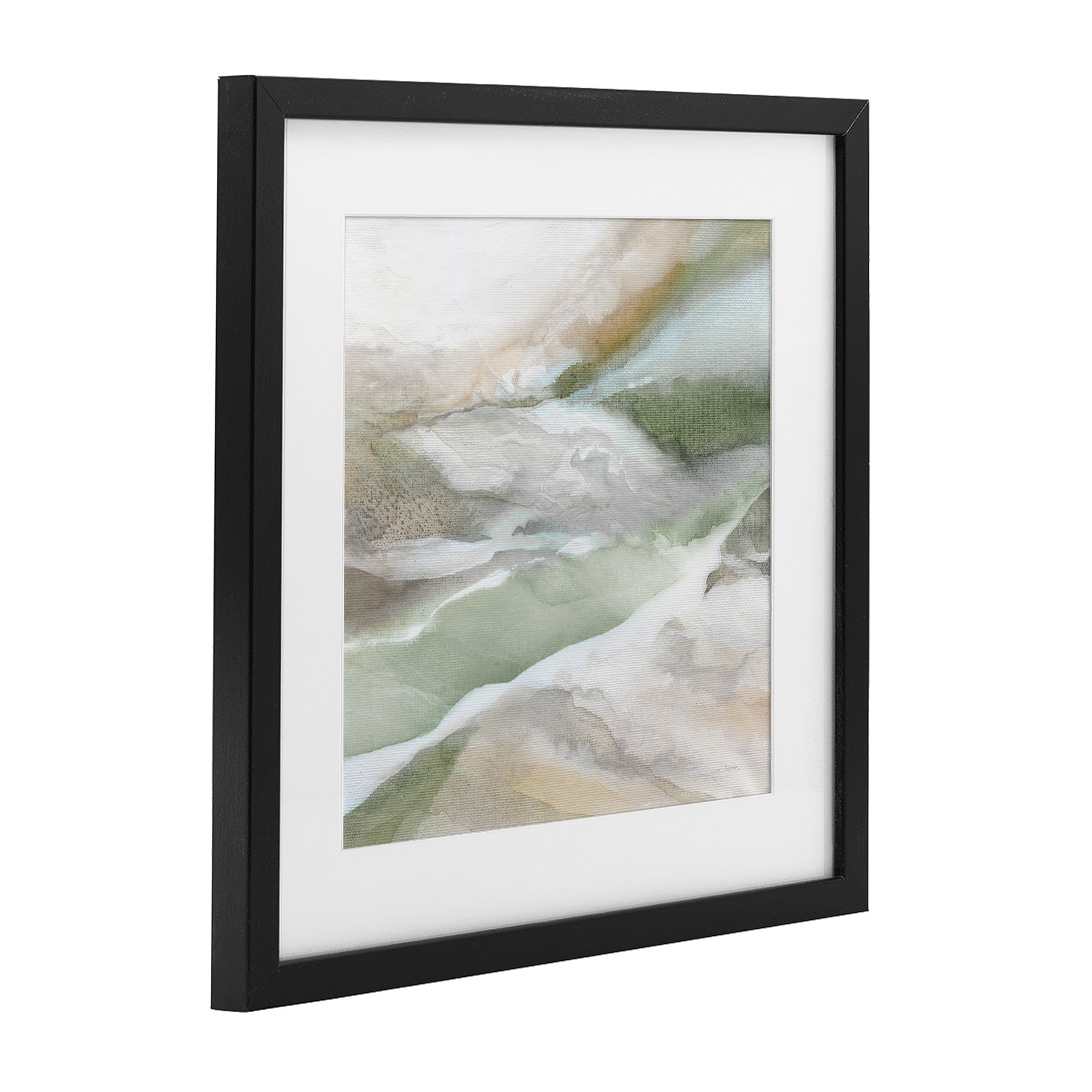 Stupell Industries Serene Misty Landscape Black Framed Print Under Glass, design by Carol Robinson