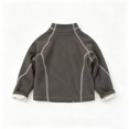 thumbnail image 5 of YOUYEDIAN Boys Sweatshirts Fall Winter Fashion 1/4 Zip up Mock Neck Fleece Pullover Tops, 5 of 5