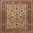 thumbnail image 1 of Ahgly Company Indoor Square Traditional Saffron Red Persian Area Rugs, 5' Square, 1 of 6