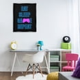thumbnail image 3 of Stupell Industries Neon Gamer Lifestyle Typography Painting Black Floater Framed Art Print Wall Art, 25 x 31, 3 of 10