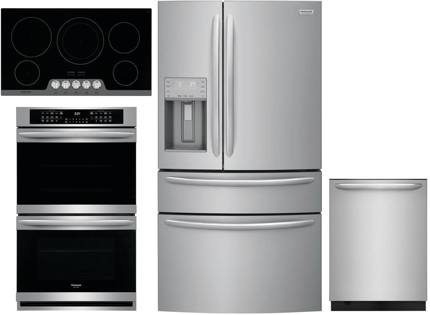 Frigidaire 4 Piece Kitchen Appliance Package With Fg4h2272uf 36 French