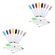 thumbnail image 1 of Methold White Board Stationery Greasy Professional Dry Tools Pens Marking Markers Practical Painting Drawing Office Home Erase Baby 2piezas, 1 of 6