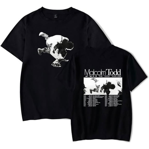 Malcolm Todd 2025 Tour Merch Short Sleeve T-shirt Unisex Fashion Crew Neck Top