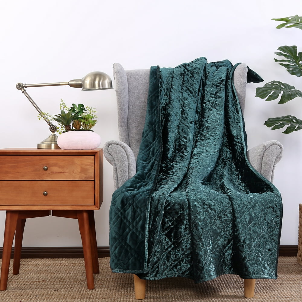 Better Homes & Gardens Crushed Velvet Throw Blanket, 1 Each Walmart