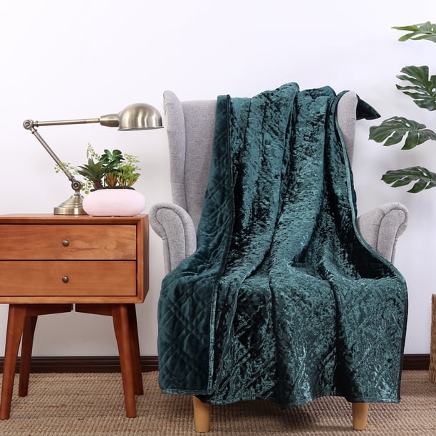 Better Homes & Gardens Crushed Velvet Throw Blanket, 1 Each - Walmart