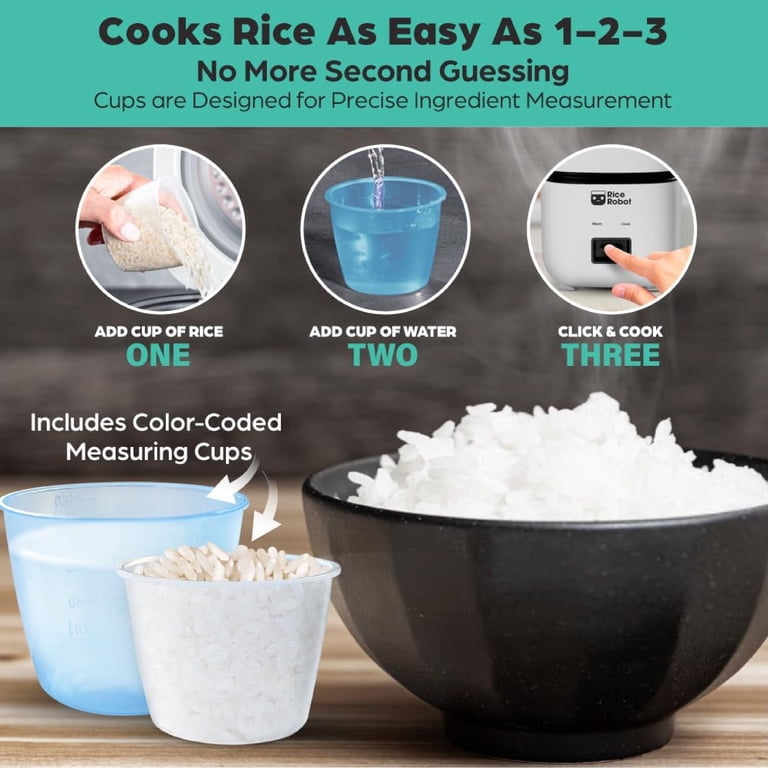 Rice Robot XL 4 Cup Rice Cooker, Ceramic Nonstick photo 2