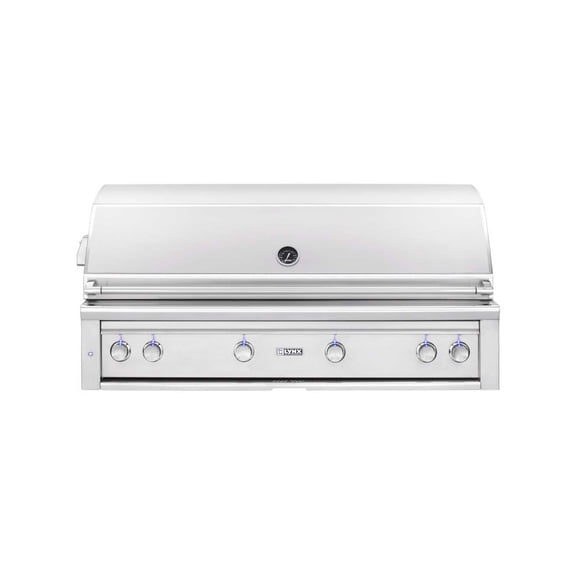 Lynx Gas Grill On Cart with Trident Infrared Burner and Rotisserie, 54", Natural Gas