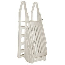 Entry Step and Ladder System with Gate, Taupe, 56 in