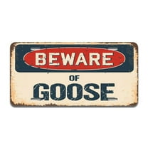SignMission A-LP-04-598 Beware of Goose Aluminum License Plate