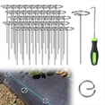 thumbnail image 2 of Grapas para Paisajes Grapas para Jardín Galvanizadas Resistentes A la Oxidación 6 Pulgadas Grapas para Paisajes con Parte Superior Redonda Grapas para Tela para Cubiertas Suelo, 2 of 5