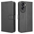 thumbnail image 1 of Funda con tapa tipo billetera para Honor 90 Lite 5G /X50i 5G, cuero PU, textura de diamante, soporte a prueba de golpes, 1 of 5
