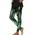 thumbnail image 4 of QATAINLAV Novelty Graphic Halloween Leggings for Women Stretch High Waisted Full Length Legging Tights Athletic Running Yoga Pants, Mint Green, XXXL, Birthday Gifts, 4 of 10