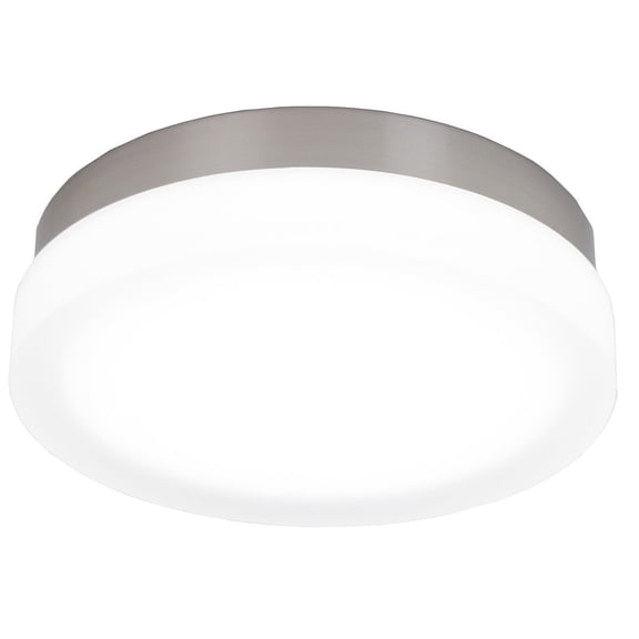 WAC Lighting Slice 11" LED 2700K Round Aluminum Flush Mount in Brushed Nickel