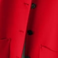 thumbnail image 4 of 12-13 Years Juniors Wool Coat Long Button Down Lapel with Pockets Winter Outerwear, 4 of 6