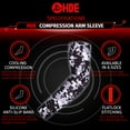thumbnail image 3 of HDE Arm Compression Sleeves for Kids Youth Sports Basketball Shooting Black Digital 2 Count - S, 3 of 5