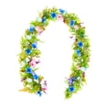thumbnail image 2 of 6.23 pies Pascua guirnalda Artificial Spring Garland Decoración del hogar Ornamento colgante para chimenea de gabinete Estante de vacaciones de jardín Estilo D, 2 of 8