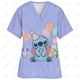 thumbnail image 3 of Uniforme clínico de enfermera de Disney Star Baby Stitch, uniforme de enfermera informal para mujer, uniforme de enfermera de manga corta con cuello en V, uniforme superior, 3 of 5