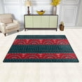 thumbnail image 3 of FREEAM African Tribal Print Area Rug Rugs Non-Slip Floor Mat Doormats Living Room Bedroom 31 x 20 Inch, 3 of 5