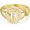 Letter R, variant on Stackable Rings for Women, 14k Gold Plate Interlocked Multi Ring Set Dainty Pave CZ Personalized Fashion Two-Toned Mixed Metals Stacking Jewelry Trendy Statement Gift