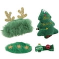 thumbnail image 3 of Accesorio de Costura y Bordado para Colección de Artesanía - Pinza de Pelo Navideña, Verde Lindo y Exquisito, Broche con Goma, Clip BB - Decoración de Pelo Navideño Ideal para Regalo, 3 of 14