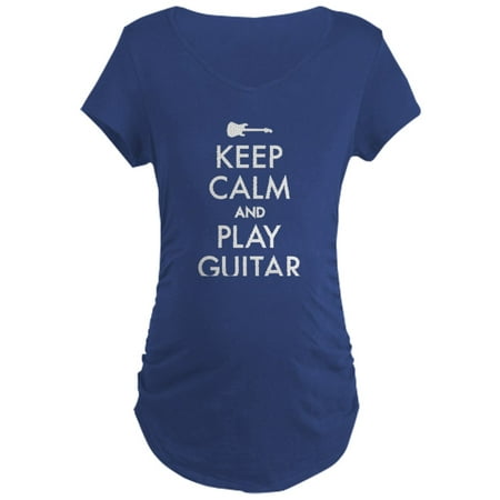 

CafePress - Keep Calm And Play Guitar - Maternity Dark T-Shirt