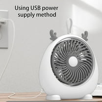 Hwkond Table Fan Desktop Desktop Fan Silent Fan Students Dormitory Office Small Portable Usb Rechargeable Fan on Clearance