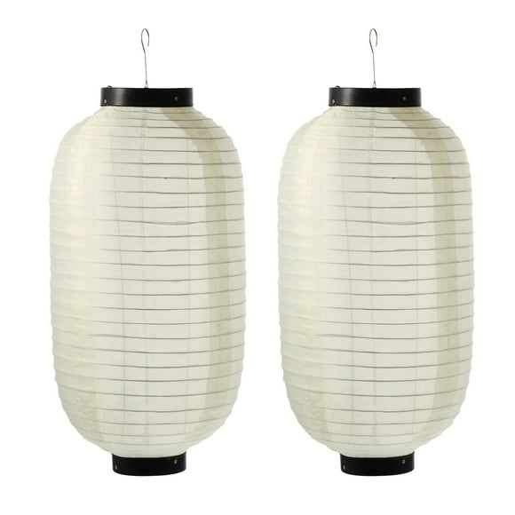 2 faroles colgantes de estilo japonés, adornos decorativos plegables.