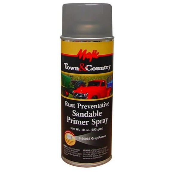 Yenkin Majestic Paint 8-20987-8 Town & Country Primer Gray Aerosol - 10 oz