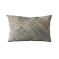 thumbnail image 5 of Plutus Brands Blue, Beige Plutus Hidden Tour Abstract Luxury Throw Pillow 20 in x 20in, Double Sided 20" x 20", 5 of 9