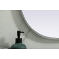 thumbnail image 7 of Metal Frame Oval Mirror 20x30 Inch in Silver, 7 of 7