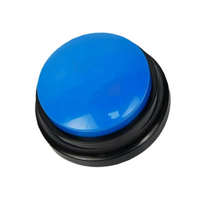 Funny Recordable Talking Button Answer Buzzers Party Funny Gag for Party Favor Dark Blue