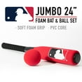 thumbnail image 2 of Franklin Sports MLB Kids Foam Baseball Bat + Ball Set - Jumbo Bat + Foam Ball - Assorted Colors - 24", 2 of 10