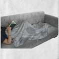 thumbnail image 6 of Abstract Soft Flannel Fleece Throw Blanket, Circular Round Pastel Toned Lilac Flower Pattern Design, Cozy Plush for Indoor and Outdoor Use, 60" x 80", Pale Peach Blue Grey, by Ambesonne, 6 of 6