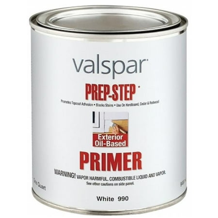 Valspar Brand 1 Quart Prep Step Exterior Oil Based Primer 44-983 QT Pack of 4