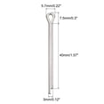 thumbnail image 2 of Unique Bargains Split Cotter Pin, 3x40mm 316 Raccord de Fixation à Clip en Acier Inoxydable, Argent 15Pack, 2 of 5