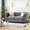 DARK GREY, variant on Navy Main Color - Deep Button Tufted Chesterfield - Family Gathering Space - Comfortable Seating Option