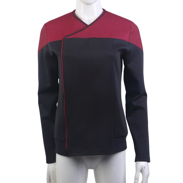 ST Picard 3 Command Rot uniforme Cosplay Starfleet Gold Blau camisas con cremallera Picard disfraz Halloween fiesta ProprojoMETRO Deng Xun unisex