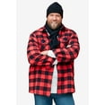 thumbnail image 2 of KingSize Men's Big & Tall Fleece Sherpa Shirt Jacket, 2 of 3
