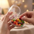 thumbnail image 3 of Heart Shaped Candy Boxes, Clear Plastic Gift Boxes for Wedding Birthday Bridal Shower Party Favors, Transparent Treat Holders C, 3 of 5