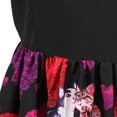 thumbnail image 4 of Robe Imprimée Saint-Valentin pour Femmes Col en U Sans Manches Fermeture Éclair Grand Ourlet une-Pièce S/ M/ L/ TG/ TTG, 4 of 6