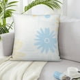 thumbnail image 6 of ZICANCN Colorful Beautiful Flowers Abstract Pattern Decorative Throw Pillow Covers, Bed Couch Sofa Decorative Knit Pillow Covers for Living Room Farmhouse 22"x22", 6 of 8