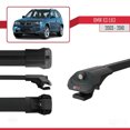 thumbnail image 3 of Compatible with BMW X3 (E83) 2003-2010 ACE-1 Car Roof Rack Cross Bar Black Aluminium 2 Bars, 3 of 7