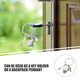 thumbnail image 3 of unbranded 2Ud Llavero De Aleación Plateado Con Elegante Para Almacenamiento De Llaves Y Accesorios, 3 of 8