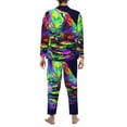 thumbnail image 5 of Kll Howling Wolf Sleepwear Mens Flannel Pajamas,Long Cotton Pj Set, 5 of 9