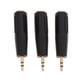 thumbnail image 2 of Auriculares Audio 3.5mm a 2.5mm Dorado Convertidor Adaptador MIC Estéreo, 2 of 8