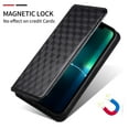thumbnail image 2 of Designed for iPhone 16e Case, PU Leather Wallet Flip Folio Case with Card Holder Slots RFID Blocking Kickstand Shockproof Anti-fall Rugged Phone Case  Cover For iPhone 16e,Black, 2 of 6