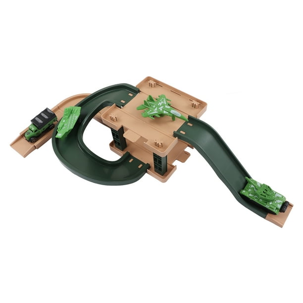 Building Track Car Playset, Vehicle Track Playset Toy Easy Assemble For