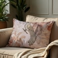 thumbnail image 2 of Throw Pillow Cover - 1 Piece Decorative Bird Printed with Floral Design Cushion Case for Home Decor Sofa Couch Chair Bed Patio Living Room Bedroom - 14X22 inches, 2 of 8