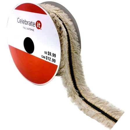 Fall Ribbon 1-1/8 X 12 feet Celebrate It Fringe